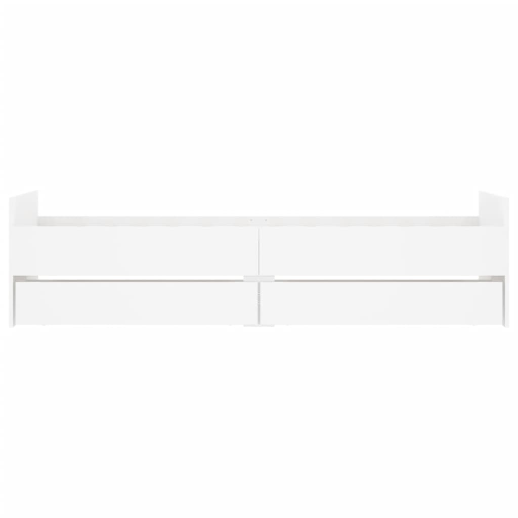 Giroletto con Cassetti Bianco 90x200 cm