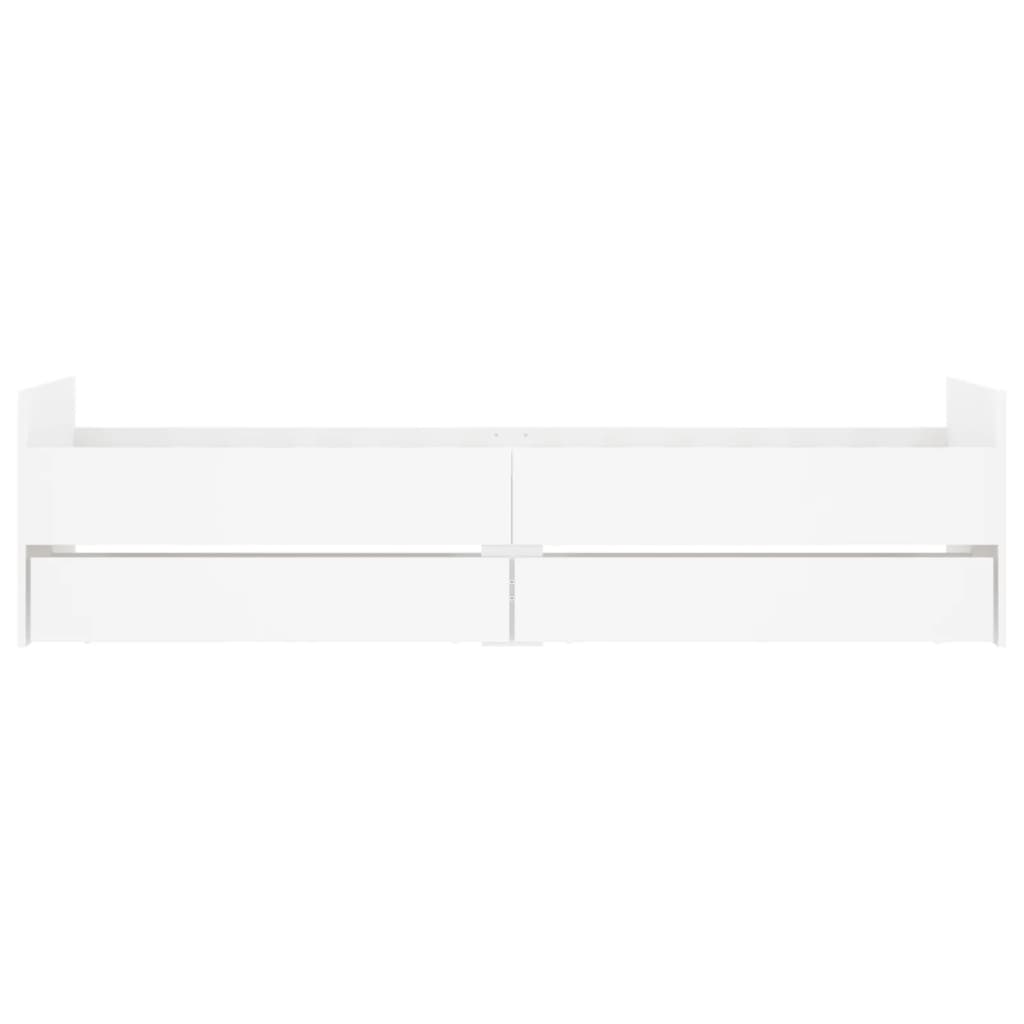 Giroletto con Cassetti Bianco 90x190 cm