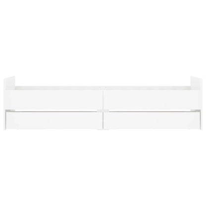 Giroletto con Cassetti Bianco 90x190 cm