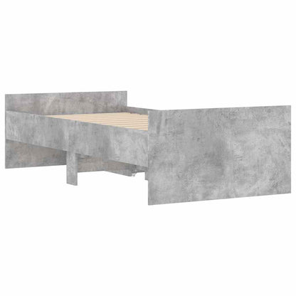 Giroletto con Cassetti Grigio Cemento 90x190 cm | homemem39