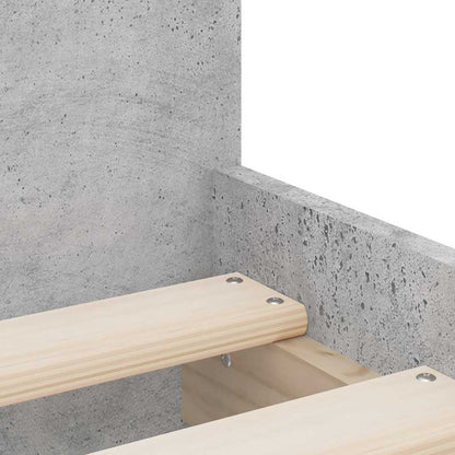 Giroletto con Cassetti Grigio Cemento 90x190 cm | homemem39