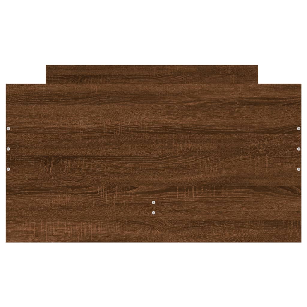Giroletto con Cassetti Rovere Marrone 90x190 cm | homemem39