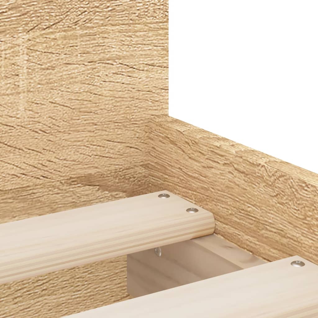 Giroletto con Cassetti Rovere Sonoma 75x190 cm Small Single | homemem39