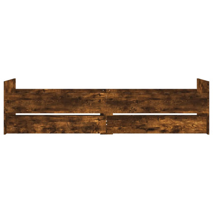 Giroletto con Cassetti Rovere Fumo 75x190 cm Small Single | homemem39