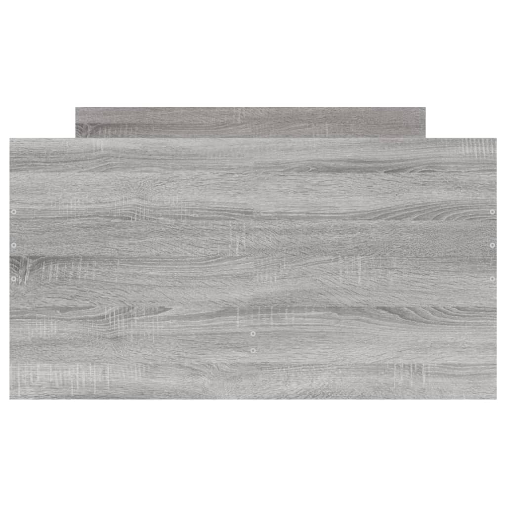 Giroletto con Cassetti Grigio Sonoma 75x190 cm Small Single