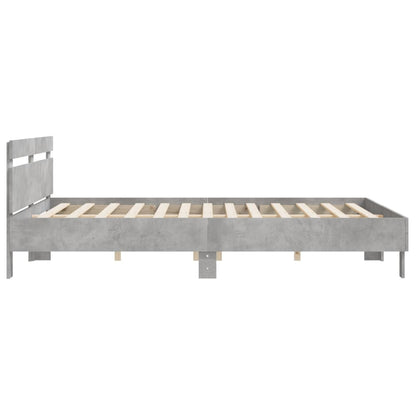 Giroletto Testiera Grigio Cemento 200x200 cm Legno Multistrato | homemem39
