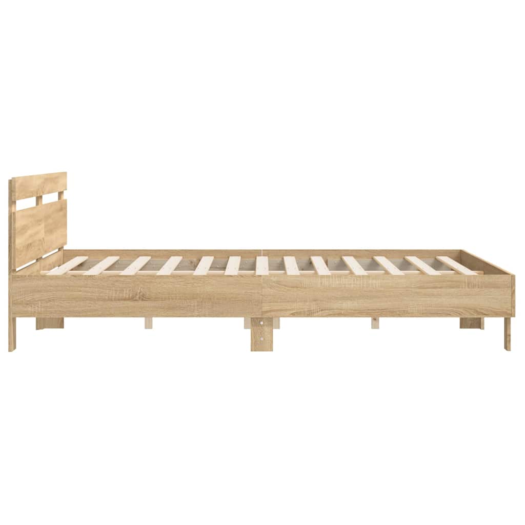Giroletto Testiera Rovere Sonoma 180x200 cm Legno Multistrato | homemem39