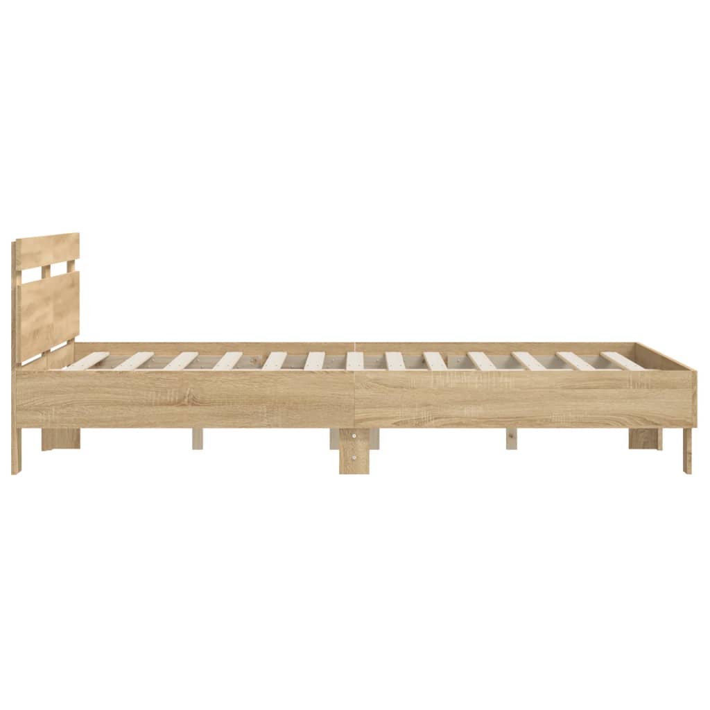 Giroletto Testiera Rovere Sonoma 150x200 cm Legno Multistrato | homemem39