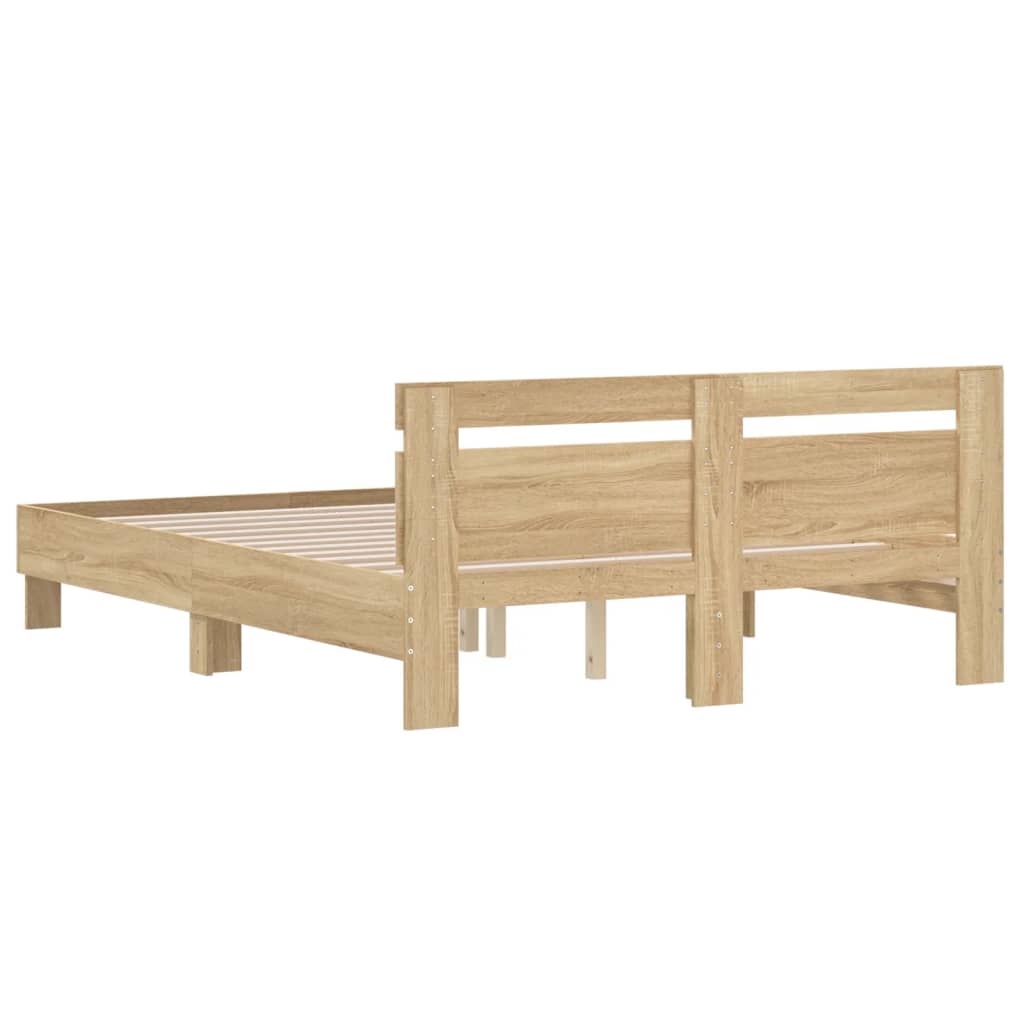 Giroletto Testiera Rovere Sonoma 150x200 cm Legno Multistrato | homemem39