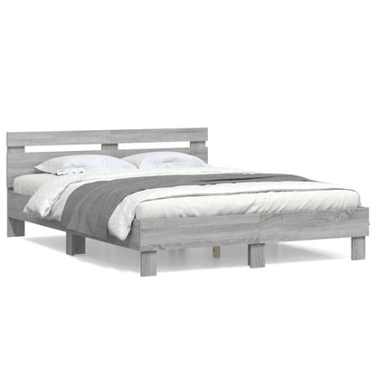 Giroletto Testiera Grigio Sonoma 150x200 cm Legno Multistrato | homemem39