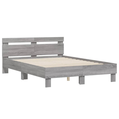 Giroletto Testiera Grigio Sonoma 120x200 cm Legno Multistrato | homemem39