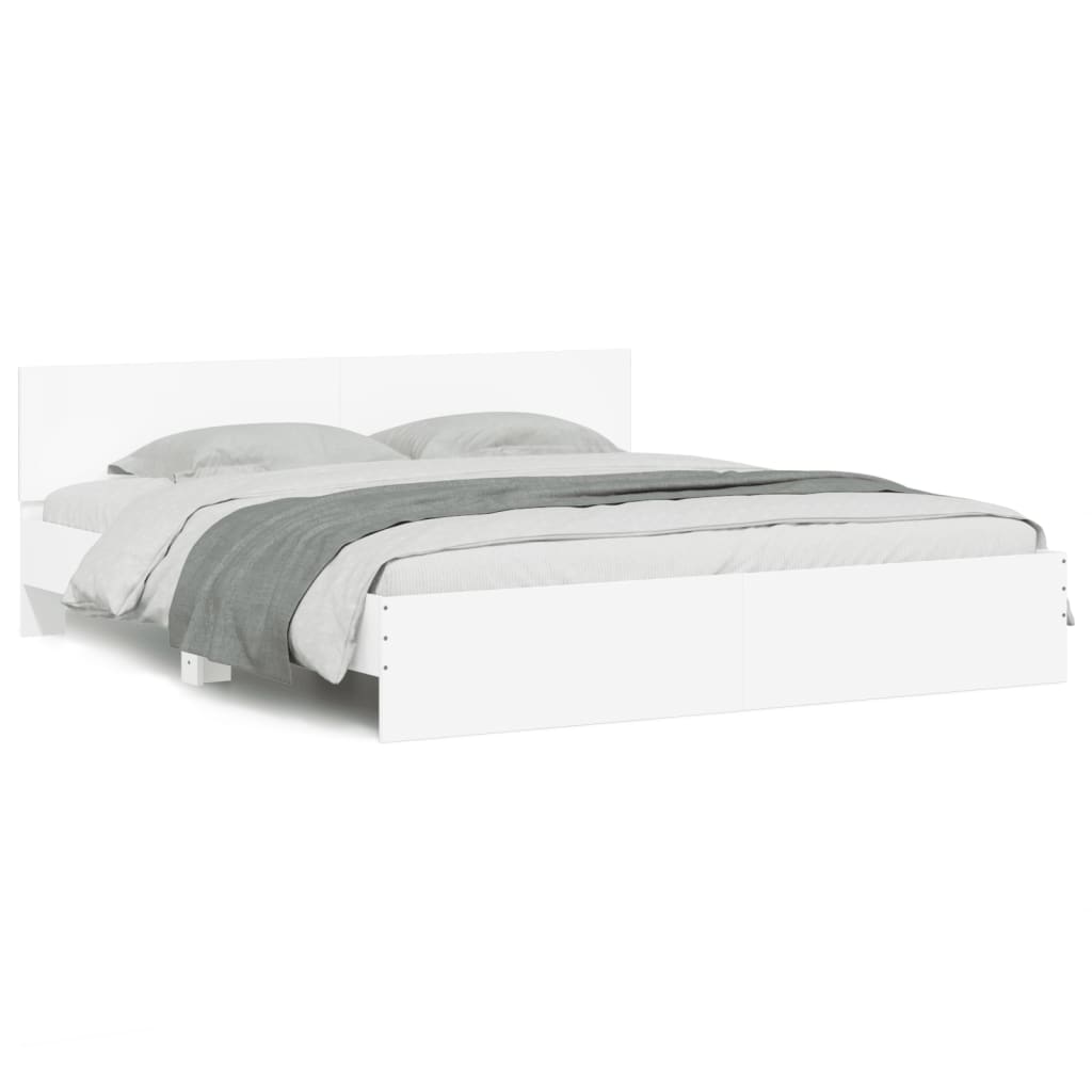 Giroletto con Testiera Bianco 200x200 cm | homemem39