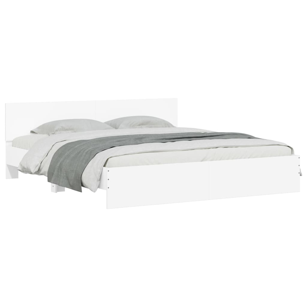 Giroletto con Testiera Bianco 200x200 cm | homemem39