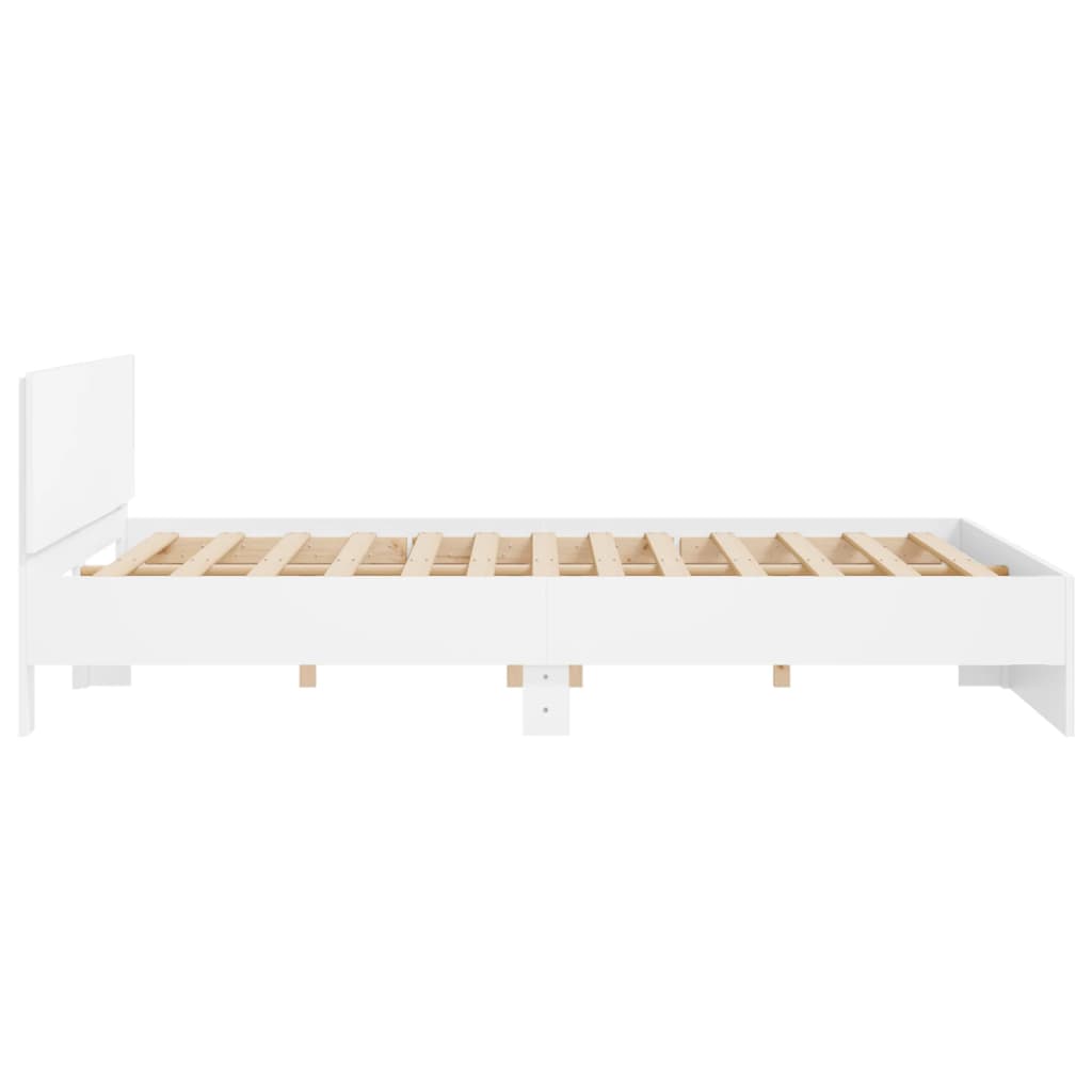 Giroletto con Testiera Bianco 200x200 cm | homemem39