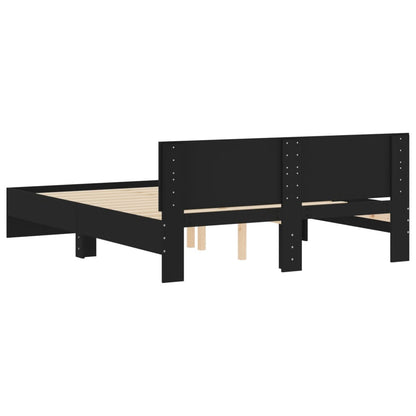 Giroletto con Testiera Nero 150x200 cm | homemem39