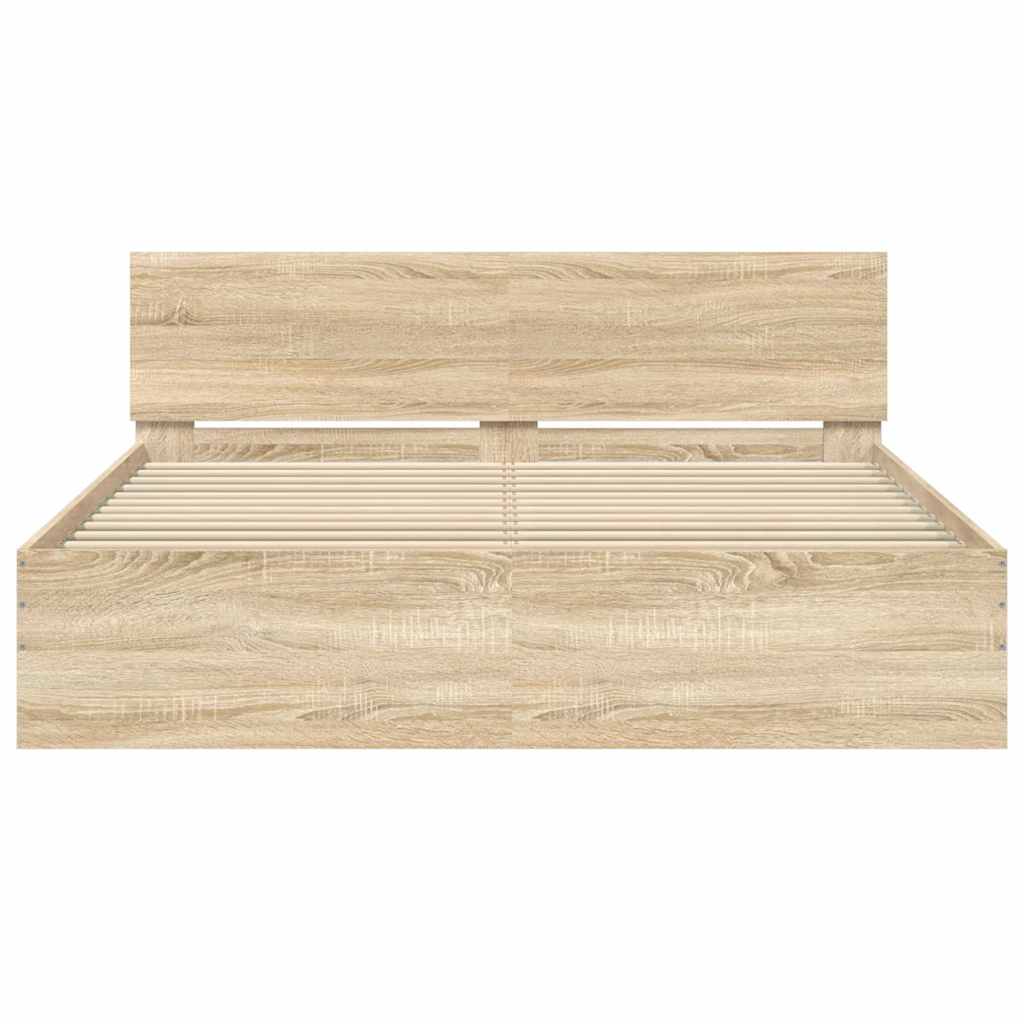 Giroletto con Testiera Rovere Sonoma 150x200 cm | homemem39