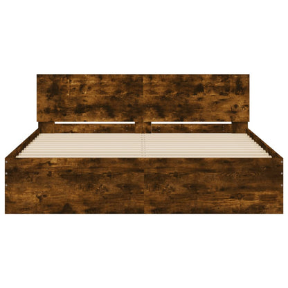 Giroletto con Testiera Rovere Fumo 150x200 cm | homemem39