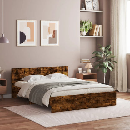 Giroletto con Testiera Rovere Fumo 150x200 cm | homemem39