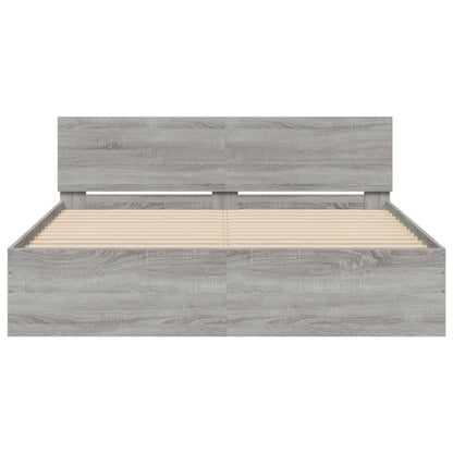 Giroletto con Testiera Grigio Sonoma 150x200 cm | homemem39