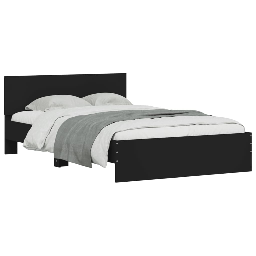 Giroletto con Testiera Nero 120x200 cm | homemem39
