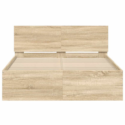 Giroletto con Testiera Rovere Sonoma 120x200 cm