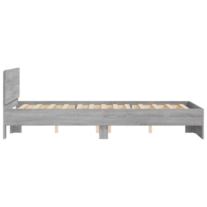 Giroletto con Testiera Grigio Sonoma 120x200 cm | homemem39