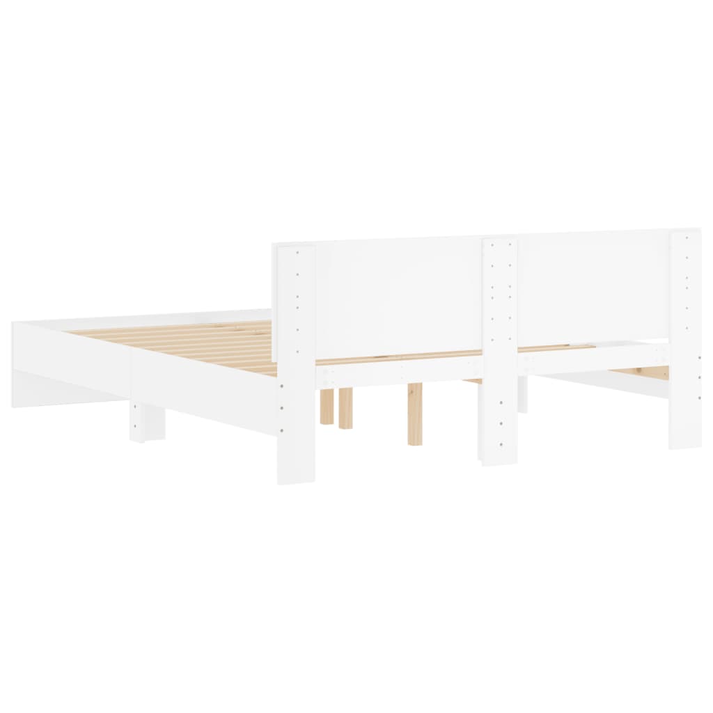 Giroletto con Testiera Bianco 140x190 cm | homemem39