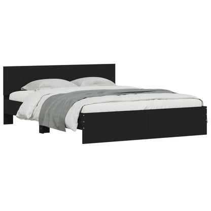Giroletto con Testiera Nero 140x190 cm | homemem39