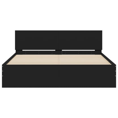 Giroletto con Testiera Nero 140x190 cm | homemem39