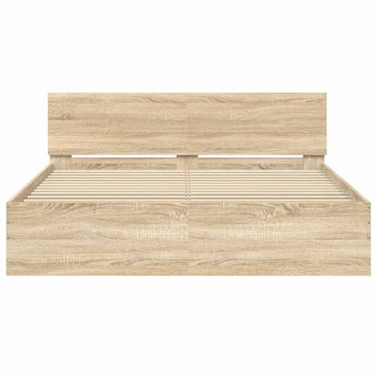 Giroletto con Testiera Rovere Sonoma 140x190 cm