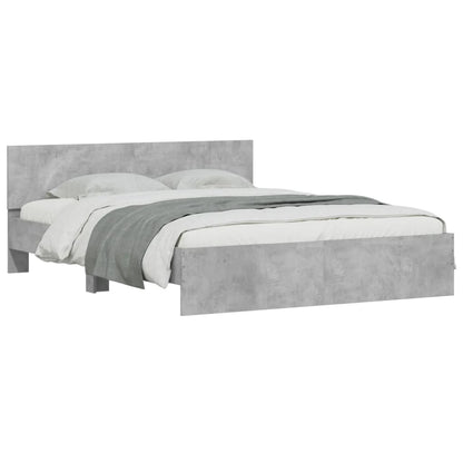 Giroletto con Testiera Grigio Cemento 140x190 cm | homemem39