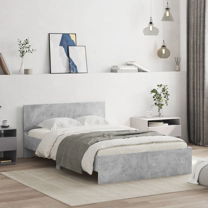 Giroletto con Testiera Grigio Cemento 135x190 cm | homemem39