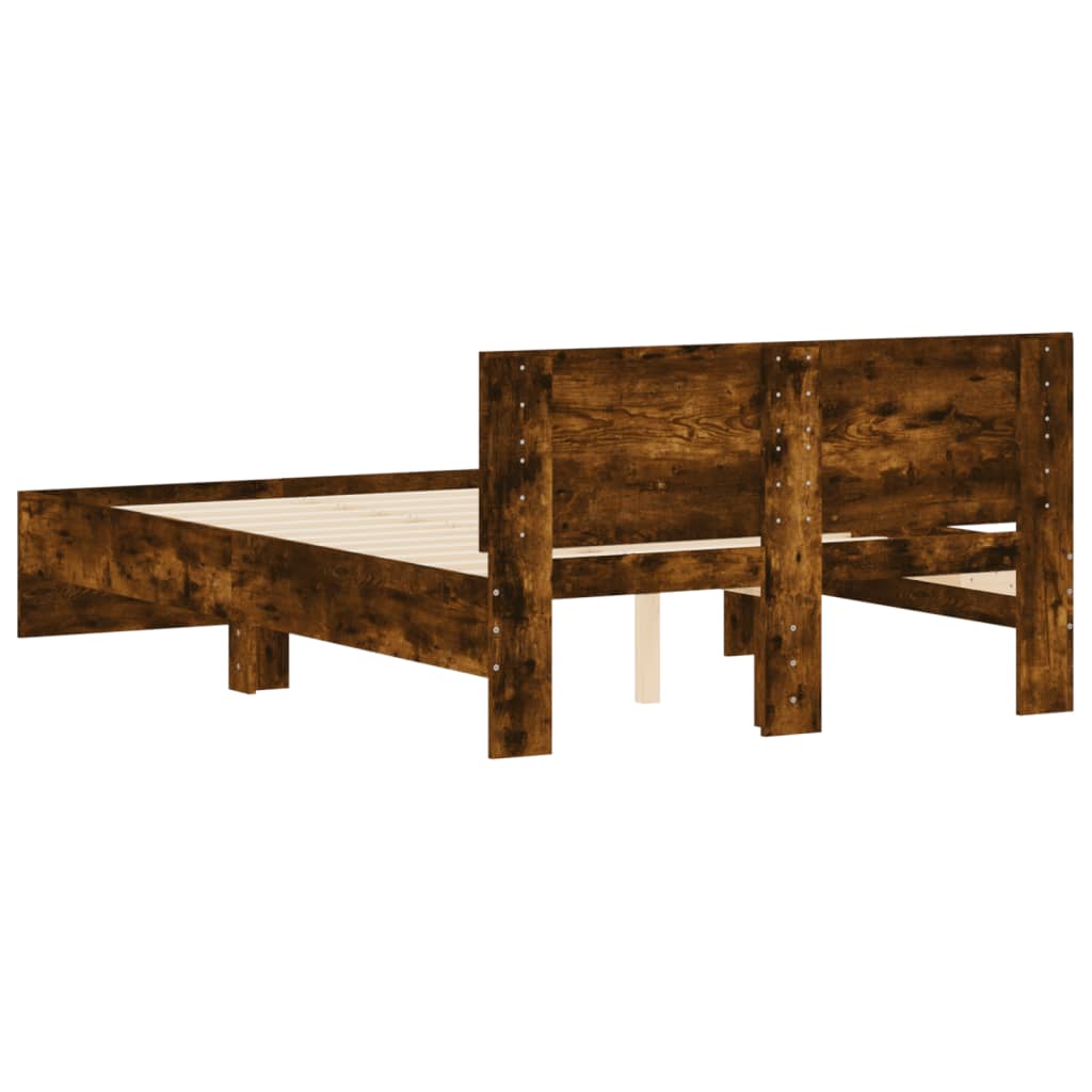 Giroletto con Testiera Rovere Fumo 135x190 cm | homemem39