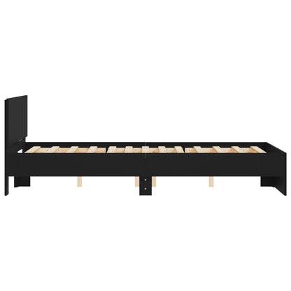 Giroletto con Testiera Nero 120x190 cm | homemem39