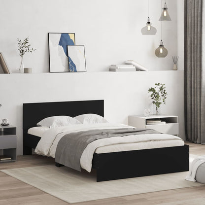 Giroletto con Testiera Nero 120x190 cm | homemem39