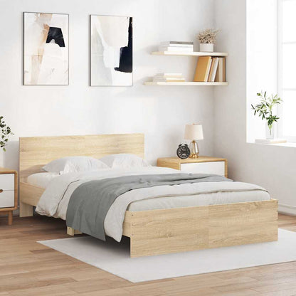 Giroletto con Testiera Rovere Sonoma 120x190 cm | homemem39