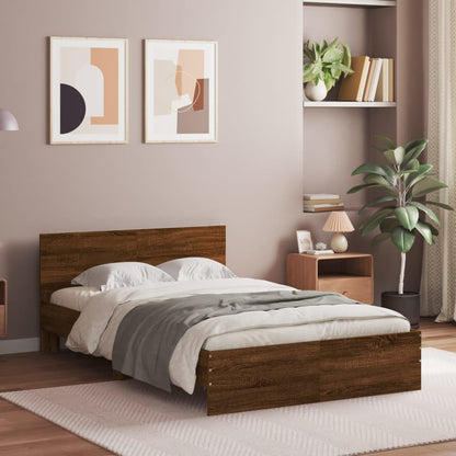 Giroletto con Testiera Rovere Marrone 120x190 cm | homemem39
