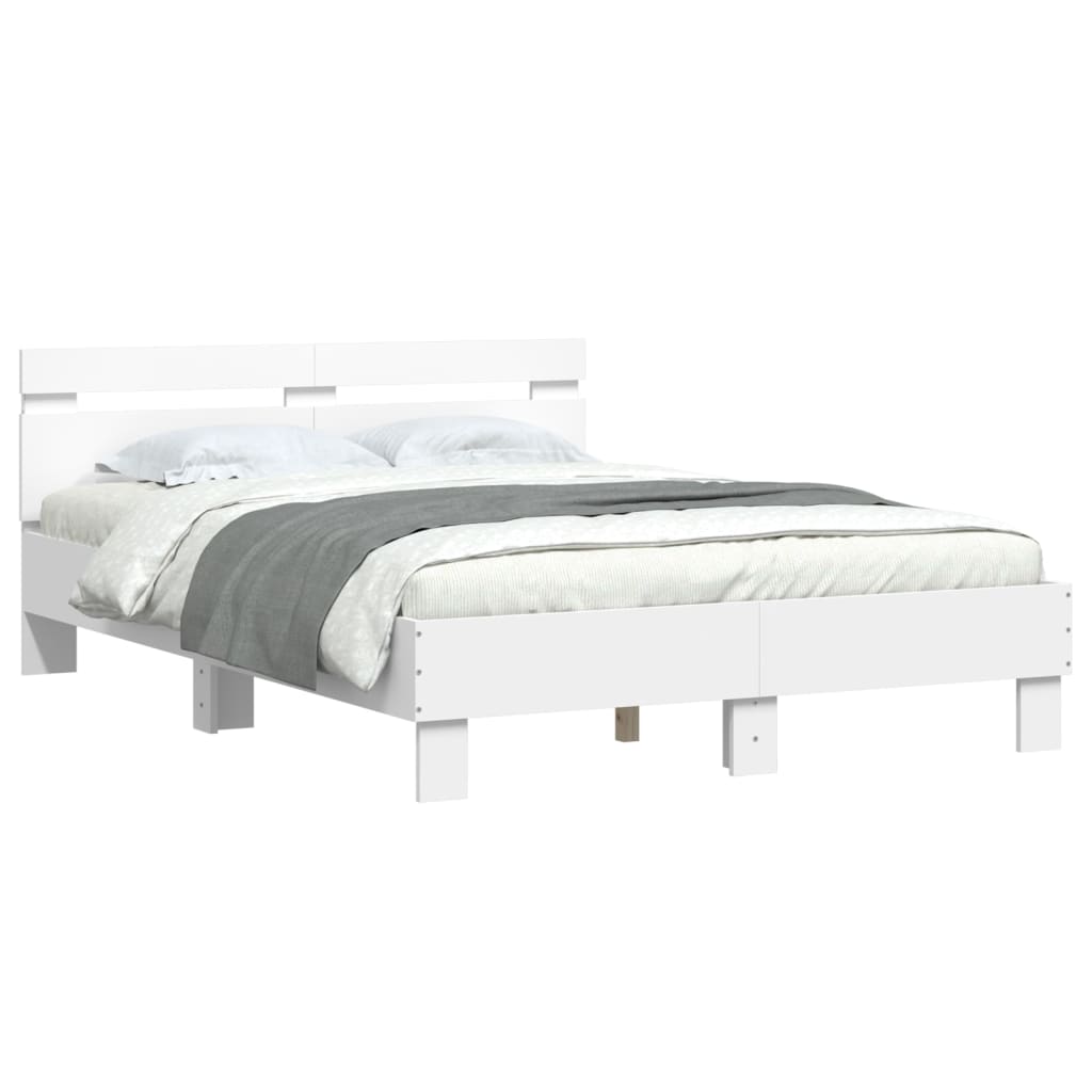 Giroletto con LED senza Materasso Bianco 120x200 cm | homemem39
