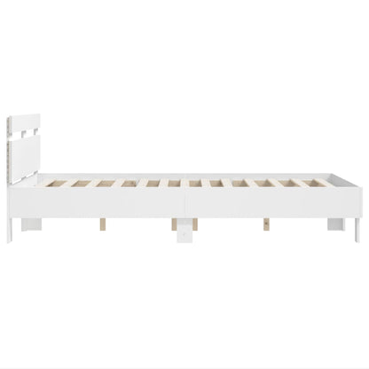 Giroletto con LED senza Materasso Bianco 120x200 cm | homemem39