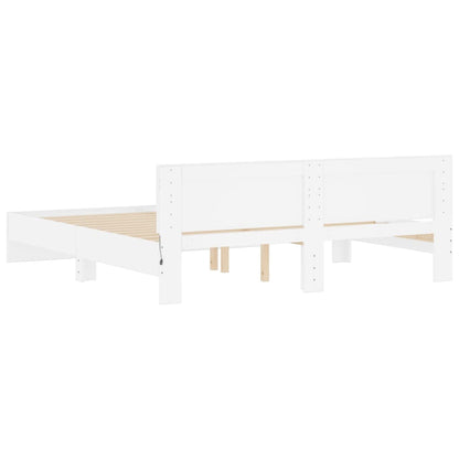 Giroletto con LED senza Materasso Bianco 180x200 cm - homemem39