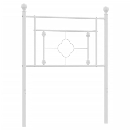 Testiera in Metallo Bianco 80 cm