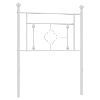 Testiera in Metallo Bianco 80 cm