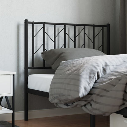 Testiera di Ricambio in Metallo Nero 90 cm | homemem39