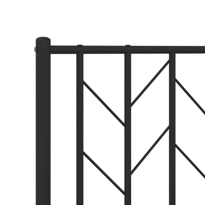 Testiera di Ricambio in Metallo Nero 90 cm | homemem39