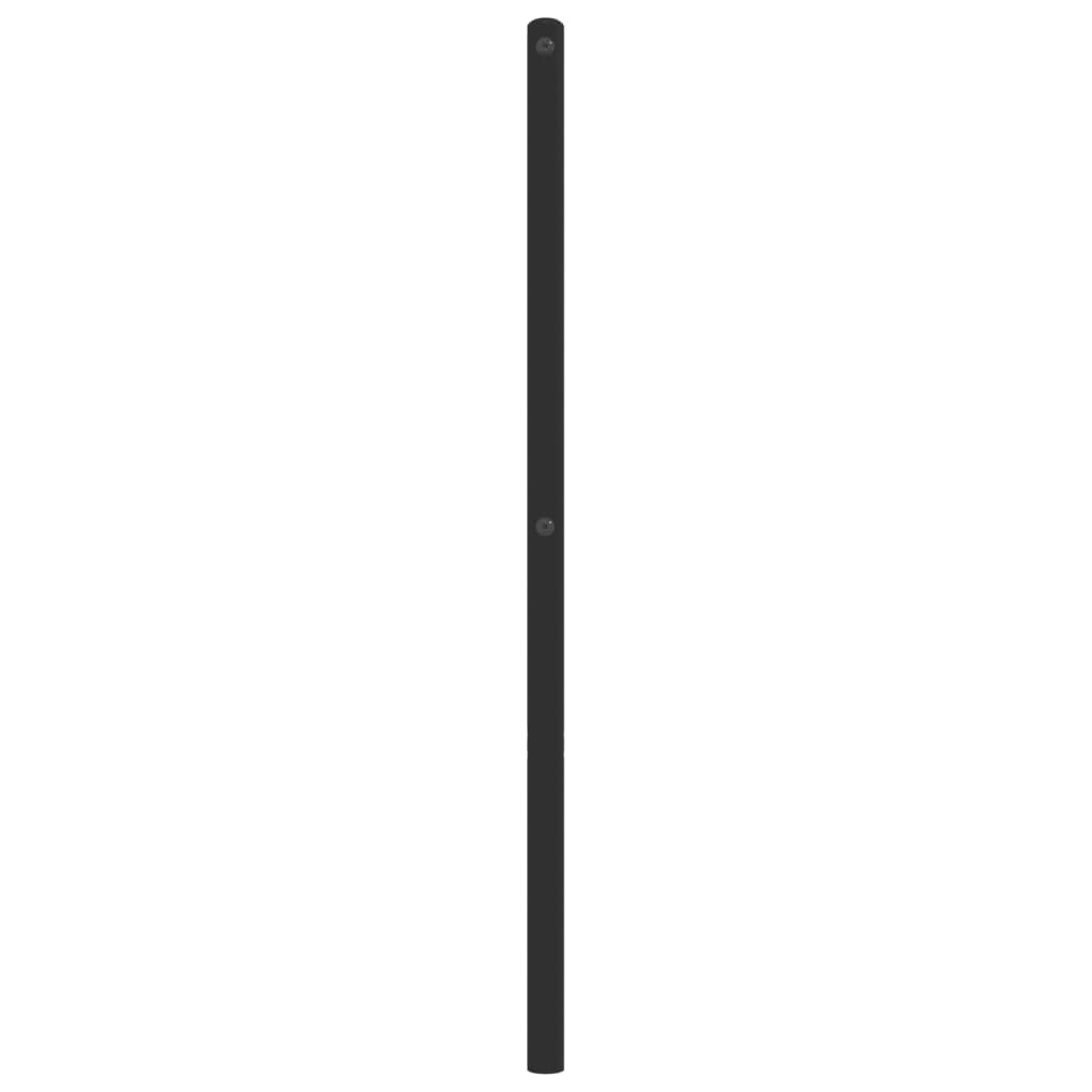 Testiera di Ricambio in Metallo Nero 150 cm | homemem39