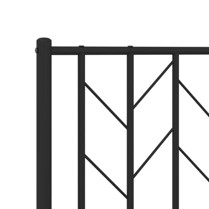 Testiera di Ricambio in Metallo Nero 150 cm | homemem39