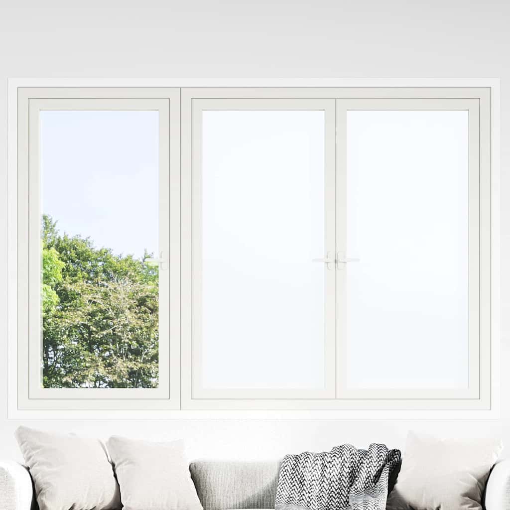 Pellicole Statiche Smerigliate Bianche 3pz in PVC | homemem39