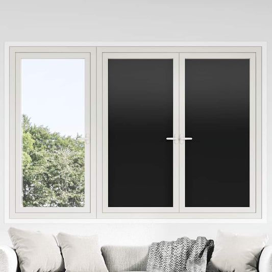 Pellicole per Vetri Statiche Smerigliate Nere 5pz in PVC