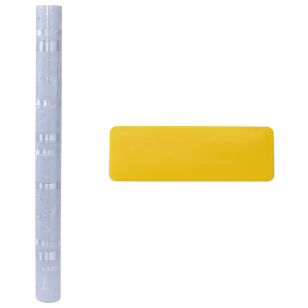 Pellicole per Finestre Smerigliate 2pz Motivo Bambù in PVC