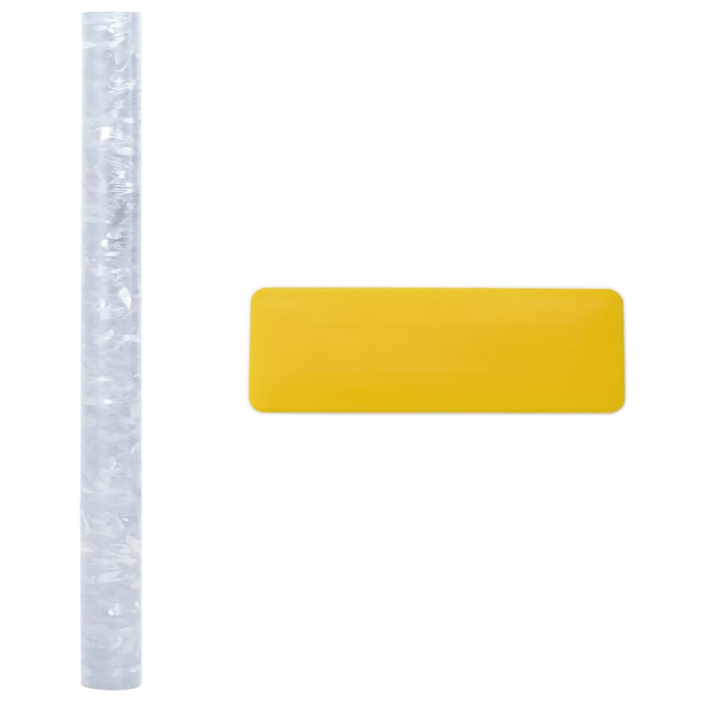 Pellicole per Finestre Smerigliate 2pz Motivo Fiore in PVC